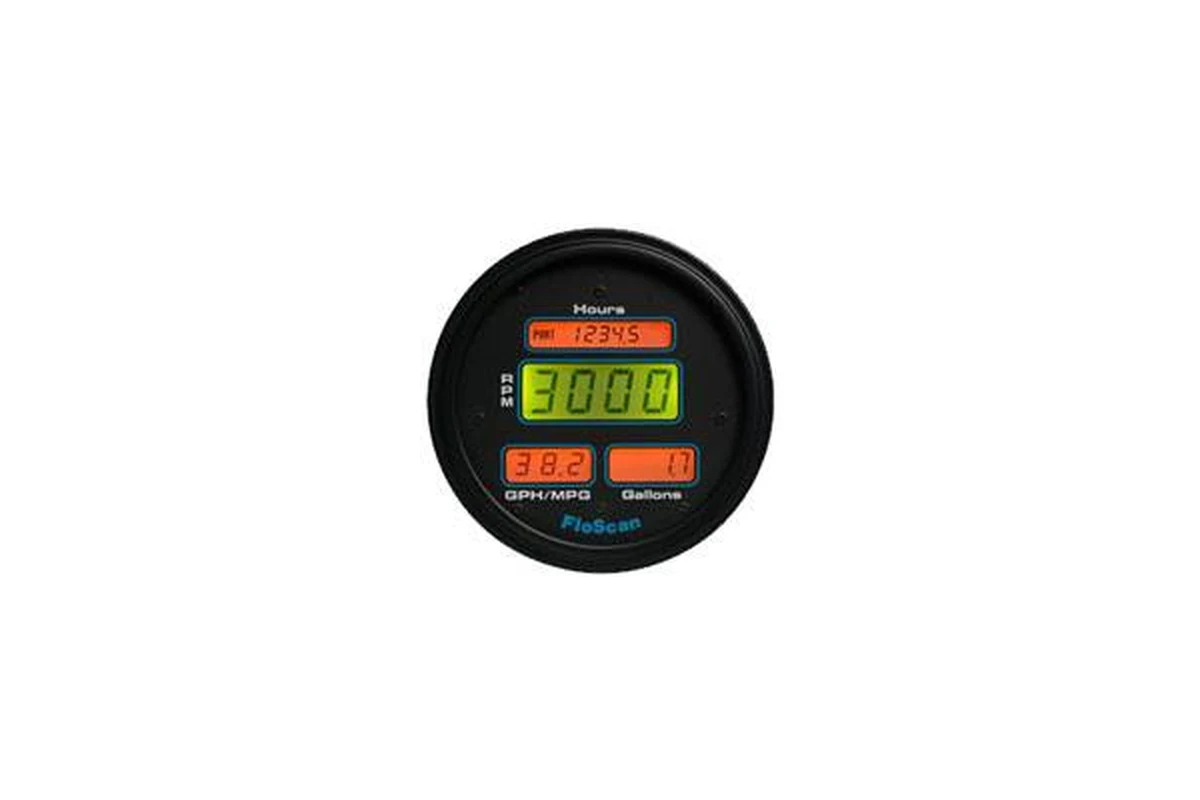 FloScan 9000 series fuel monitoring instrument, product catalog photograph